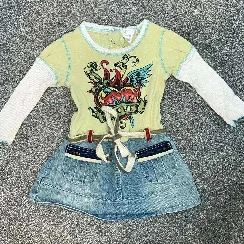 VINTAGE 24 MONTH DRESS - Picture 1 of 11